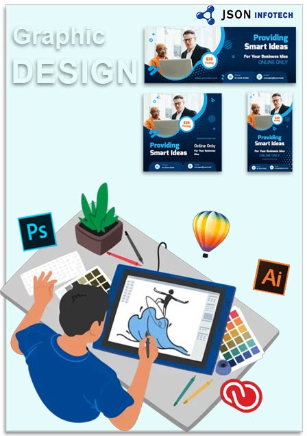 Graphic design for digital marketing social media company in maninagar, ahmedabad