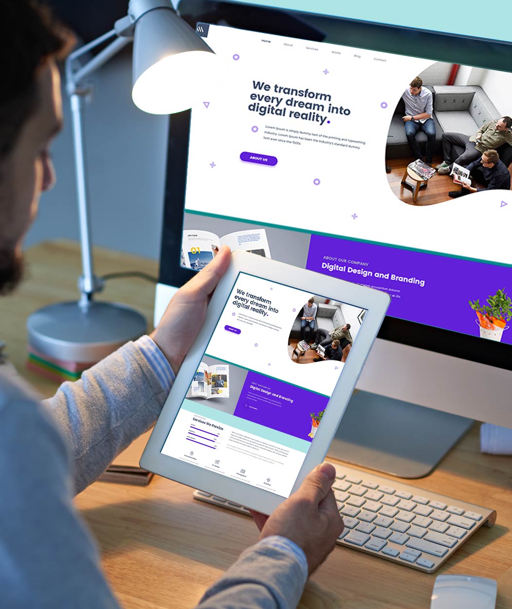 Single Page Website Design